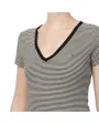 T-Shirt Slim Femme Essential Rib V