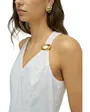 Robe Femme A-Line Applique Metal