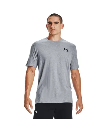 T-shirt Homme UA M SPORTSTYLE LC SS Gris