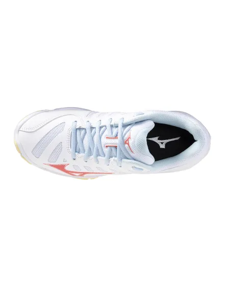 Chaussures de volleyball Femme WAVE VOLTAGE 2 Blanc