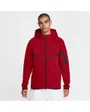 Sweat zip à capuche Homme M NK TCH FLC FZ WR HOODIE Rouge