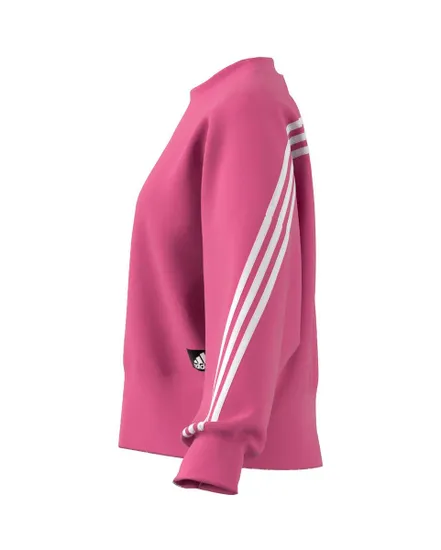 Un sweat-shirt ample et cosy orné des iconiques 3 bandes. Femme W FI 3S CREW Ros