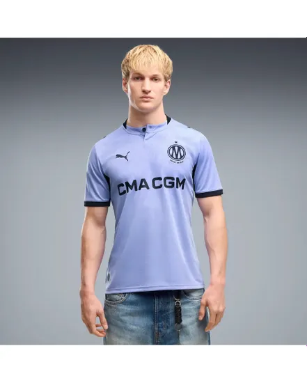 Maillot de football Homme OM THIRD JERSEY REPLICA Violet