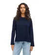 Pull col rond Femme VIOSTRIA O-NECK L/S KNIT TOP NOOS Bleu Marine