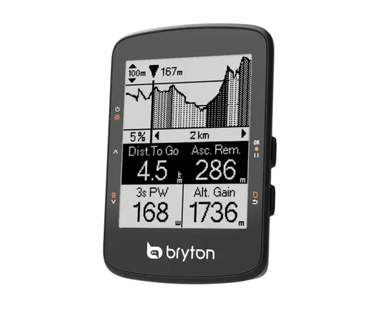 Compteur GPS de vélo RIDER 460 E Noir