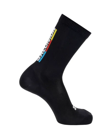 1 Paire de chaussettes Unisexe SOCKS PULSE RACE FLAG CREW Noir