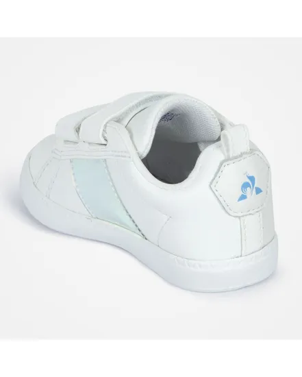 Chaussure basse Enfant COURTCLASSIC INF IRIDESCENT Blanc