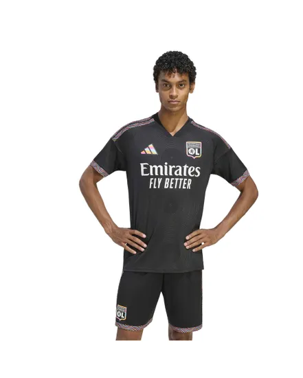 Maillot de football Homme OL 3 JSY Noir