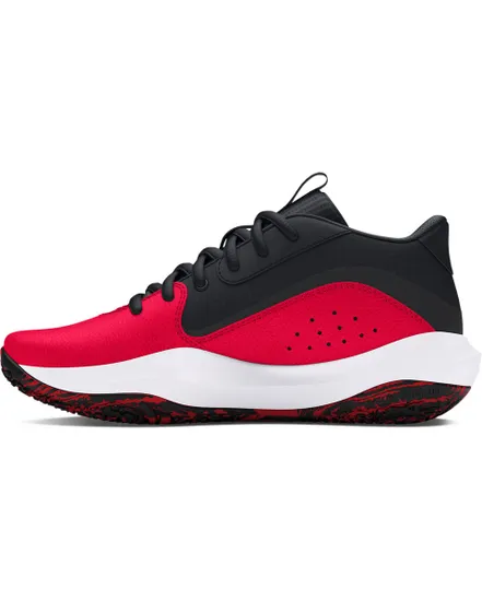 Chaussures de basketball Enfant UA GS LOCKDOWN 7 Rouge