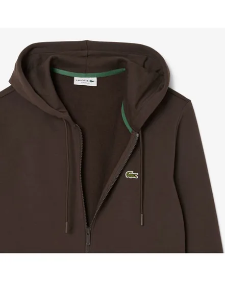 Sweat zip à capuche Homme MEN S FLEECE Marron