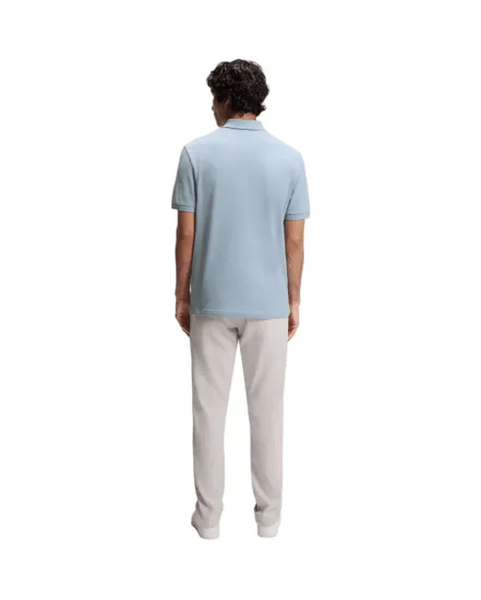 Polo Homme PASSERZIP Bleu Clair