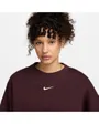 Sweat Femme W NSW PHNX FLC OOS CREW Bordeaux