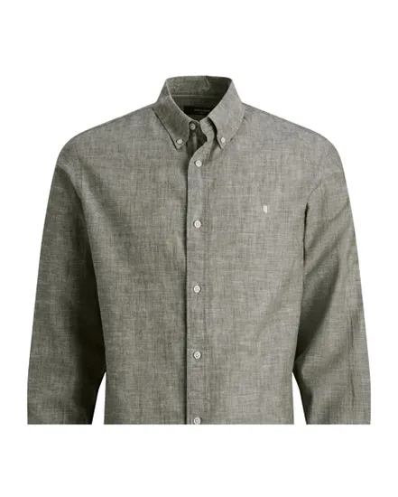 Chemise Homme JPRBLUSUMMER LINEN BLEND SHIELD LS