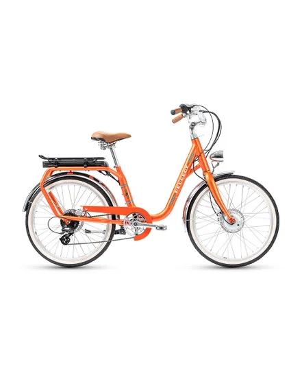 Vélo électrique urbain Unisexe ELC01 24 400 Wh Orange