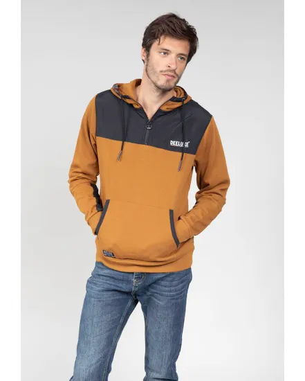 Sweatshirt à capuche manches longues Homme GURIN FL M Bronze