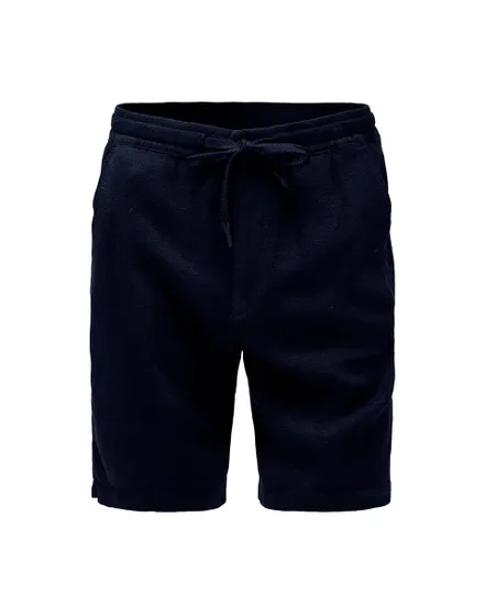 Short Homme Lyocell Linen Textured Shorts Set