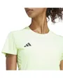 T-shirt Femme ADIZERO E TEE Vert