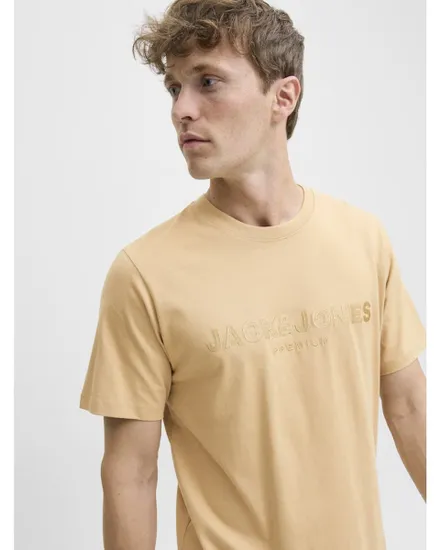 T-shirt Homme JPRBLULOYAL TEE SS CREW NECK PRAU25 Beige