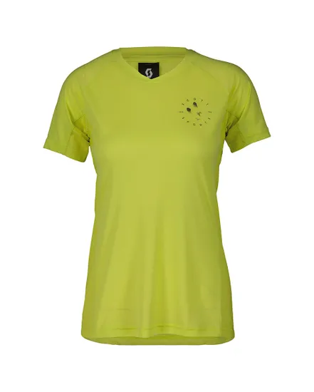 Maillot manches courtes Femme TRAIL FLOW PRO Jaune