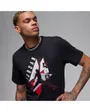 T-shirt Homme M J BRAND GFX SS CREW3 Noir