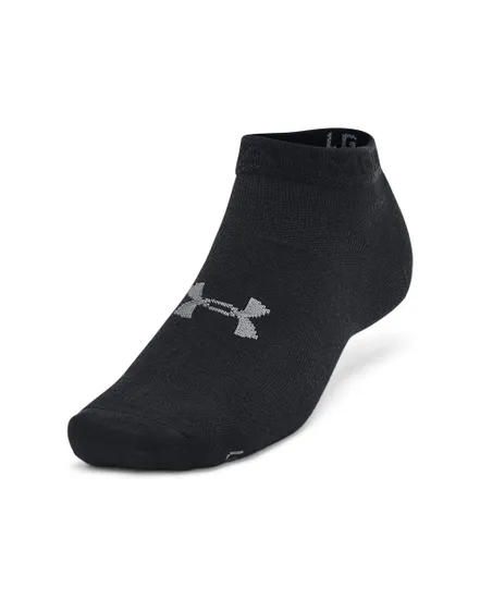 Socquettes Unisexe UA ESSENTIAL LOW CUT 3PK Noir