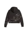 Sweat à capuche manches longues Femme W PP CAT MARBLE HDY Noir