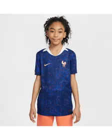 Maillot de football Enfant plus agé FFF Y NK DF STAD JSY SS HM Bleu