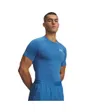 T-shirt Homme UA HG ARMOUR COMP SS Bleu