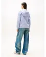 Sweat zippé à capuche Femme REG S FLAG ZIP T Bleu Pervenche