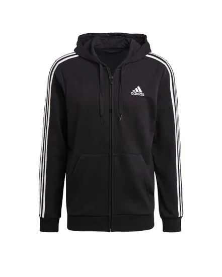 Sweat à capuche avec ZIP Homme M 3S FT FZ HD Noir