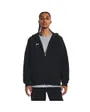 Sweat zip à capuche Homme UA RIVAL FLEECE FZ HOODIE Noir