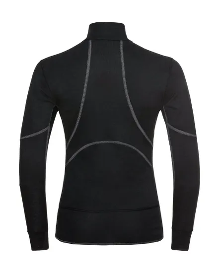 T-shirt manches longues 1/2 ZIP Femme X-WARM ECO Noir