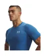 T-shirt Homme UA HG ARMOUR COMP SS Bleu