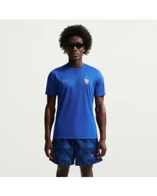Maillot de football Homme FFF M NK DF STRK SS TOP K Bleu