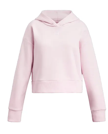 Sweat à Capuche Crop Fille UA Rival Fleece