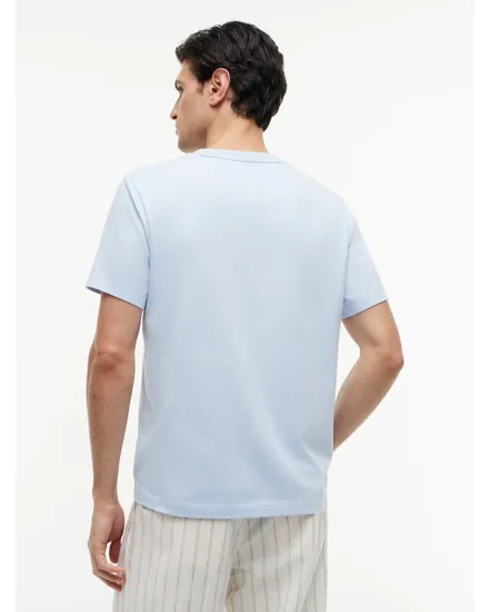 T-shirt col rond Homme ESS SEASONAL REG FIT SOLID TEE Bleu Ciel