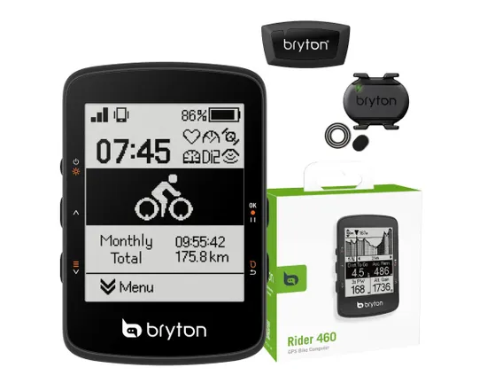 Compteur GPS de vélo RIDER 460 D Noir