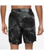 Short de running Homme M NK DF CHLNGR SHORT 7BF CAMO Noir