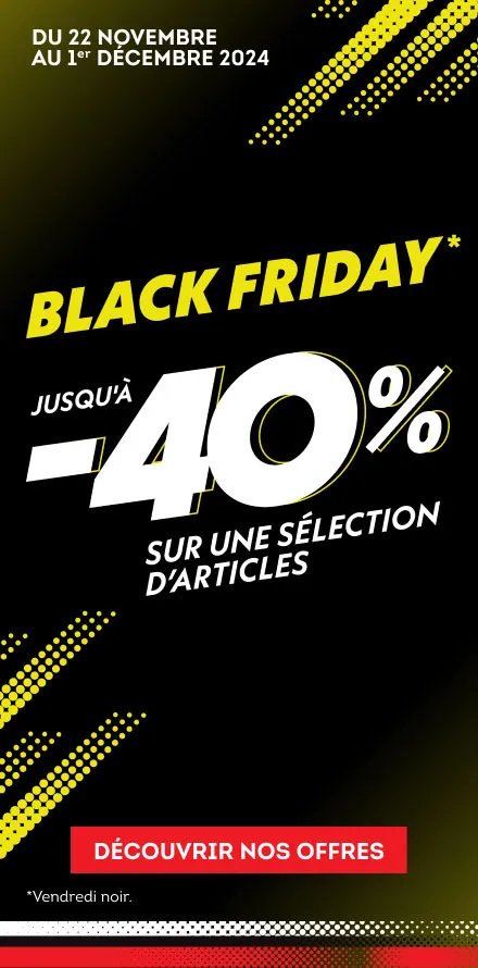 Black Friday Sport 2000 jusqu'à -40%