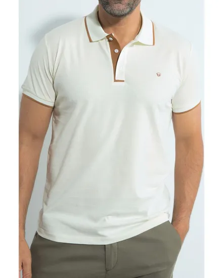 Polo Homme CLASSIC MC Ecru