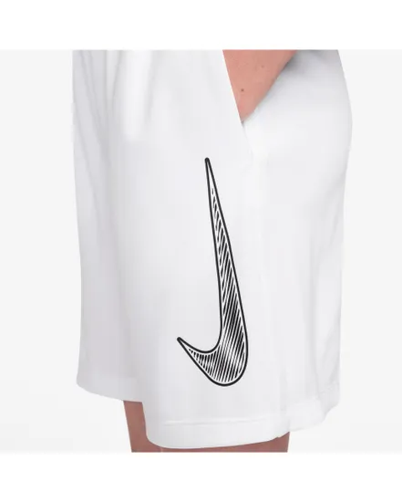 Short Enfant plus agé B NK DF MULTI SHORT HBR Blanc