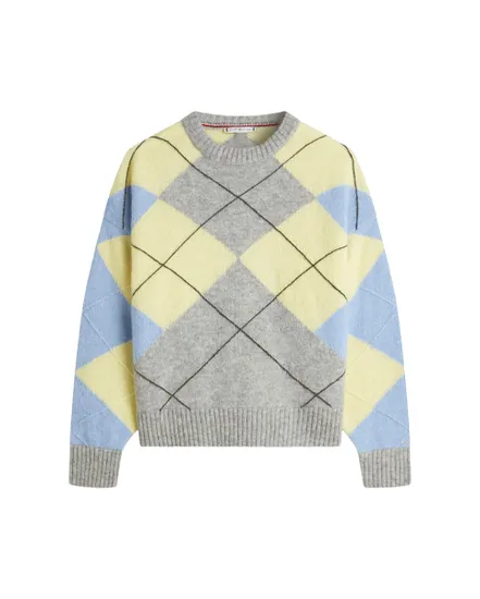 Pull Homme Argyle Alpaga