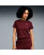 T-shirt Femme ESS ELEVATED RIB TEE Bordeaux