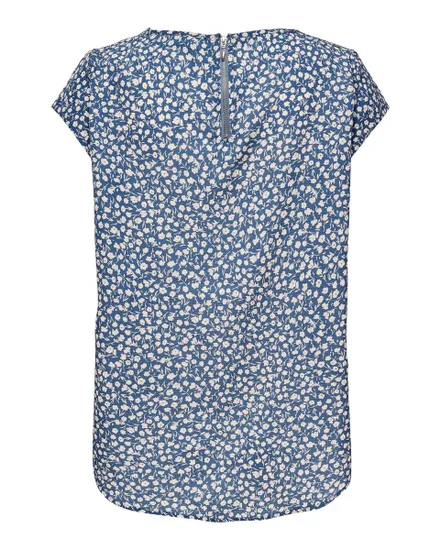 Onlvic S/S Aop Top Noos Ptm, Total Eclipse, 36
