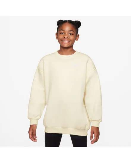 Sweat Enfant G NSW CLUB FLC OVRSZD CREW LBR Beige