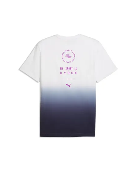 T-shirt Homme M PUMA X HYROX POLY GRAPHIC TEE Blanc