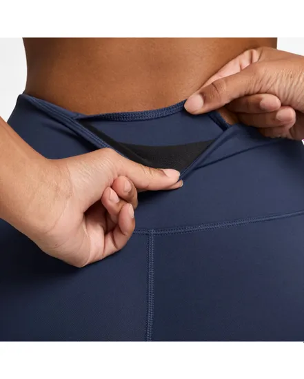 Legging Femme W NK DF ONE HR 7/8 TIGHT Bleu