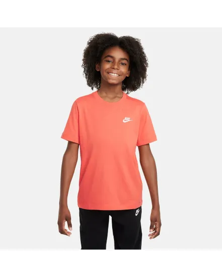 T-shirt Enfant K NSW TEE EMB FUTURA LBR Orange