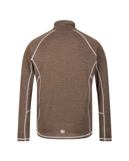 Haut col zip Homme Yonder Marron