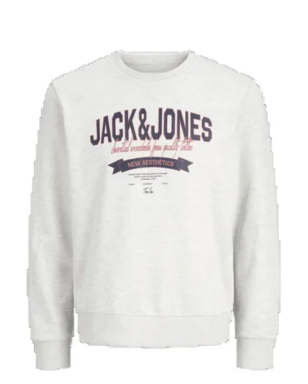 Sweat Homme JJELOGO Crew Neck 2 Col SS26